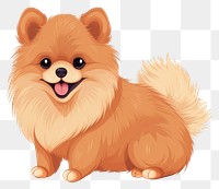 PNG  Pomeranian mammal animal dog. AI generated Image by rawpixel.