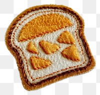 PNG Felt stickers of a single bread accessories accessory applique.