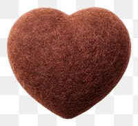 PNG Felt stickers of a single chocolate ball accessories accessory cushion.