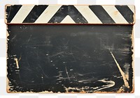 Film clapperboard blackboard fence.
