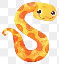 PNG Letter S with Snake snake reptile animal.