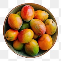 PNG A bowl of mango produce fruit plant.