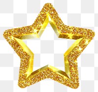 Frame glitter shapes star symbol yellow shiny.