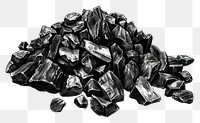 PNG Pile of coal accessories anthracite accessory.
