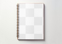 PNG Spiral notebook mockup, transparent design