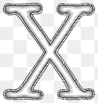 PNG Alphabet X symbol font line.