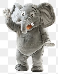 PNG Chubby elephant mascot costume art clothing wildlife.