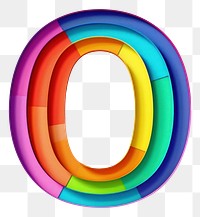 PNG Rainbow with number 0 photography water hoop.