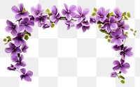 PNG Flower frame flower purple petal