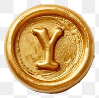 PNG Letter Y wax seal plate.