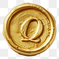 PNG Letter Q gold accessories accessory.