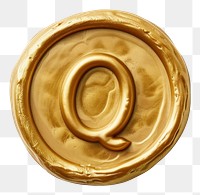 PNG Letter Q gold accessories accessory.