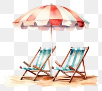 PNG Umbrella chair furniture beach.