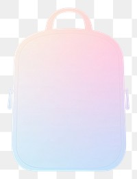PNG Backpack icon suitcase handbag luggage.