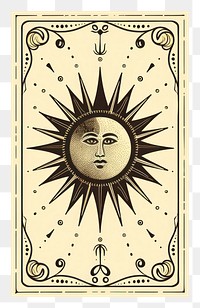 PNG The Sun in Tarot Card art sun representation.