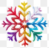 PNG Snowflake made from polyethylene snowflake white background celebration.