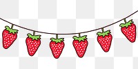 PNG Strawberry flag string dynamite weaponry produce.