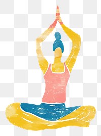 Yoga woman sports white background spirituality.