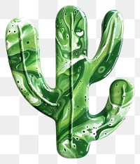 PNG  Acrylic pouring cactus accessories accessory gemstone.