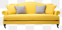 PNG Gray Mid Back Linen Sofa cushion pillow furniture.