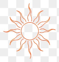 PNG Sun icon astronomy outdoors maroon.