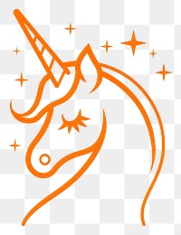 PNG Unicorn icon chandelier animal lamp.