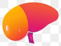 PNG Cute minimal liver icon transportation aircraft vehicle.