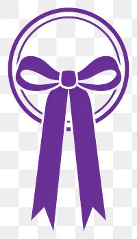 PNG Purple circle award ribbon banner accessories accessory symbol.