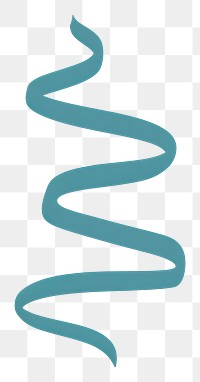 PNG Spiral blue ribbon banner logo coil.
