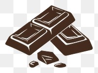 PNG Black minimalist aesthetic chocolate bar logo design dessert food confectionery.