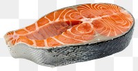 PNG Salmon fresh raw fish seafood.