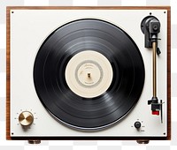 PNG A vintage turntable electronics white background gramophone.