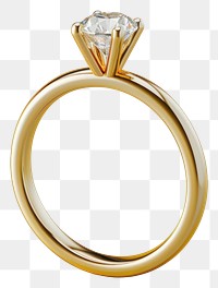 PNG Jewelery diamond ring gold.