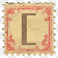 PNG  Stamp left square bracket pattern paper art.