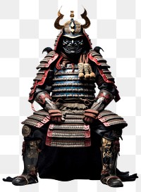 PNG Samurai armor white background spirituality architecture
