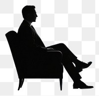 PNG Artchair silhouette clip art furniture armchair footwear.