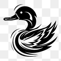 PNG Duck animal bird logo.