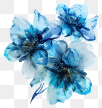 PNG Flowers in dolphin epoxy resin petal plant white background.