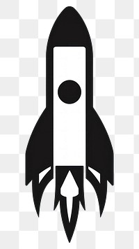 PNG Rocket silhouette clip art rocket symbol logo.