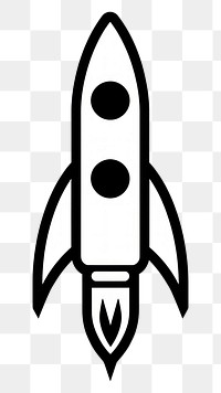 PNG Rocket silhouette clip art rocket spaceplane spacecraft.