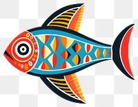 PNG  Vector fish impressionism animal white background creativity.