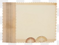 PNG Shell ephemera collage invertebrate letterbox seashell.