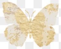 PNG Glitter butterfly ripped paper animal insect moth.
