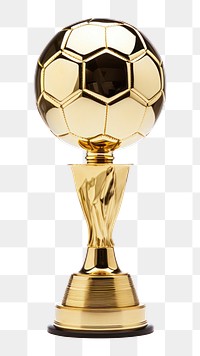 PNG Soccer trophy football sports white background.