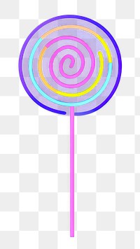 PNG Lollipop icon spiral candy night.
