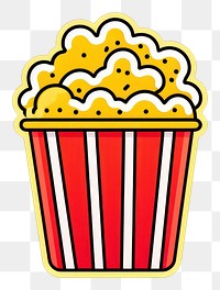 PNG Popcorn icon yellow food astronomy.