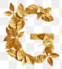 PNG Gold leaf jewelry plant.