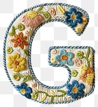 PNG Alphabet G embroidery pattern number.