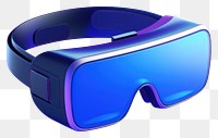 PNG Accessory goggles purple blue. 