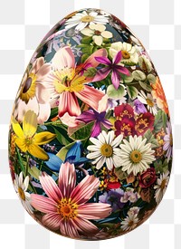 PNG  Flower Collage Easter egg easter egg plate food.